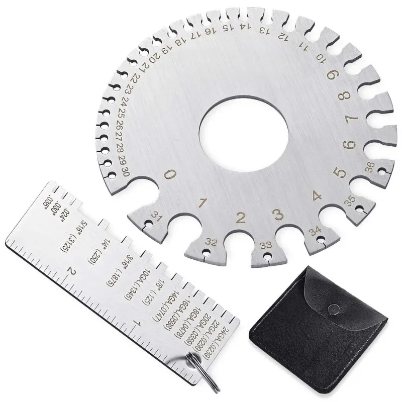 

Weld inspection ruler, inspection gauge Weld measurement tool Stainless steel measuring tool