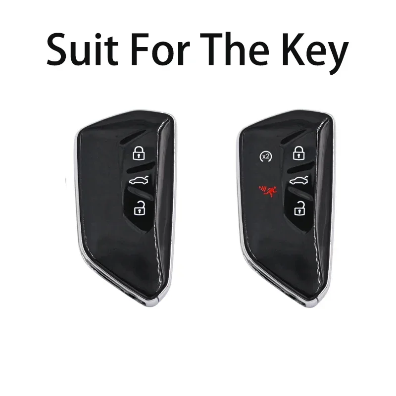 Car Styling for VW Golf 8 models 3 4 button Skoda Octavia 4 A8 Mk8 Seat Leon FR Mk4 Cura Formentor smart key case cover