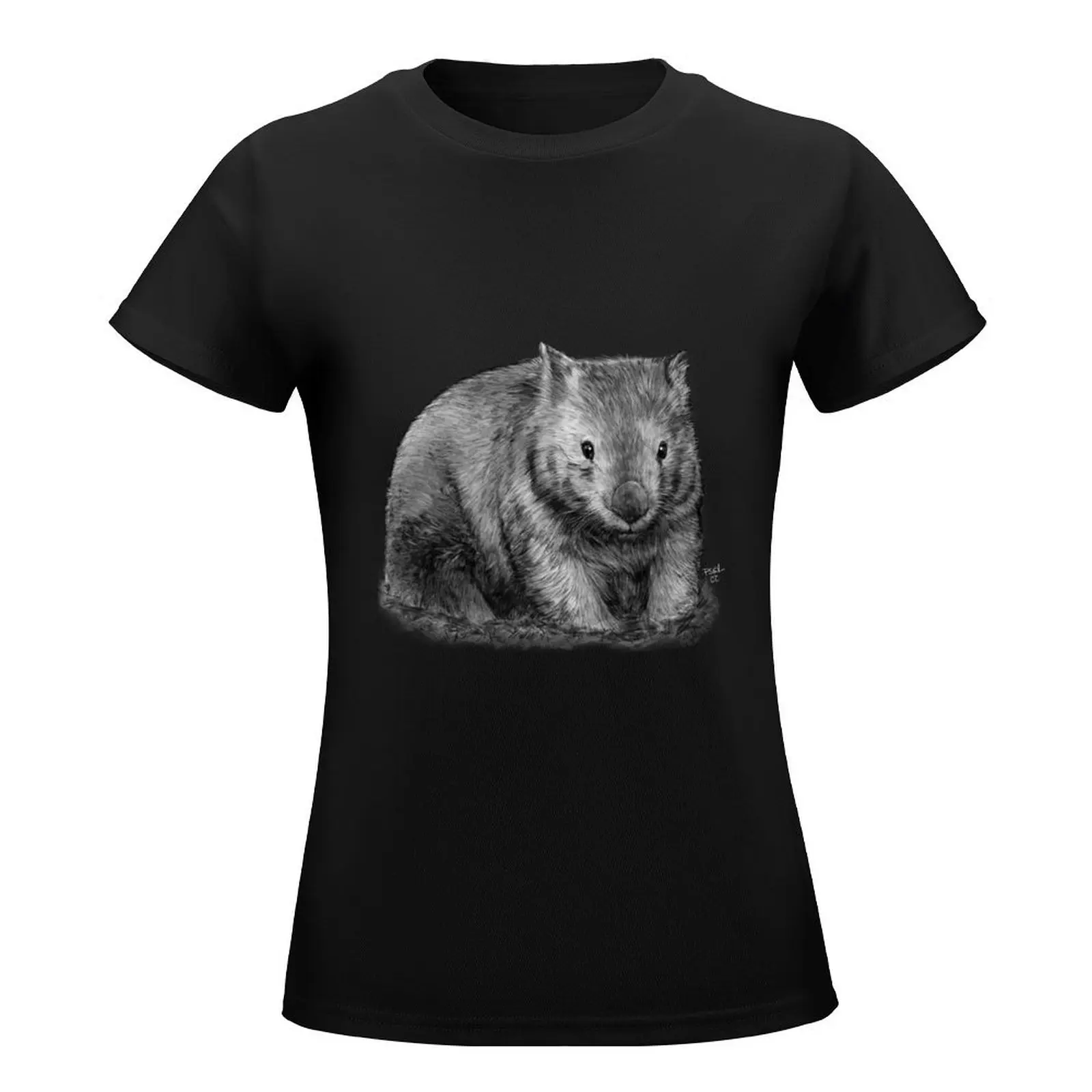 Wombat T-Shirt aesthetic clothes kawaii clothes t-shirts for Women graphic tees