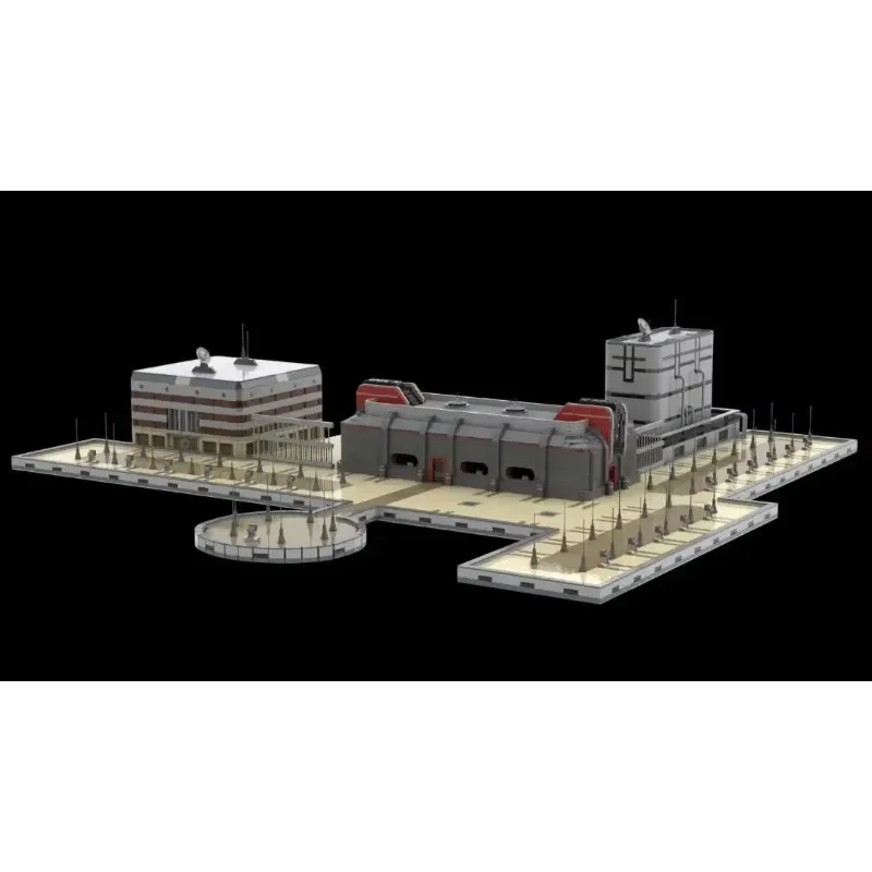 Star Movie Moc Building Blocks Diner Model Technology Famous Scenes Bricks DIY Assembly Construction Toy Holiday Gift