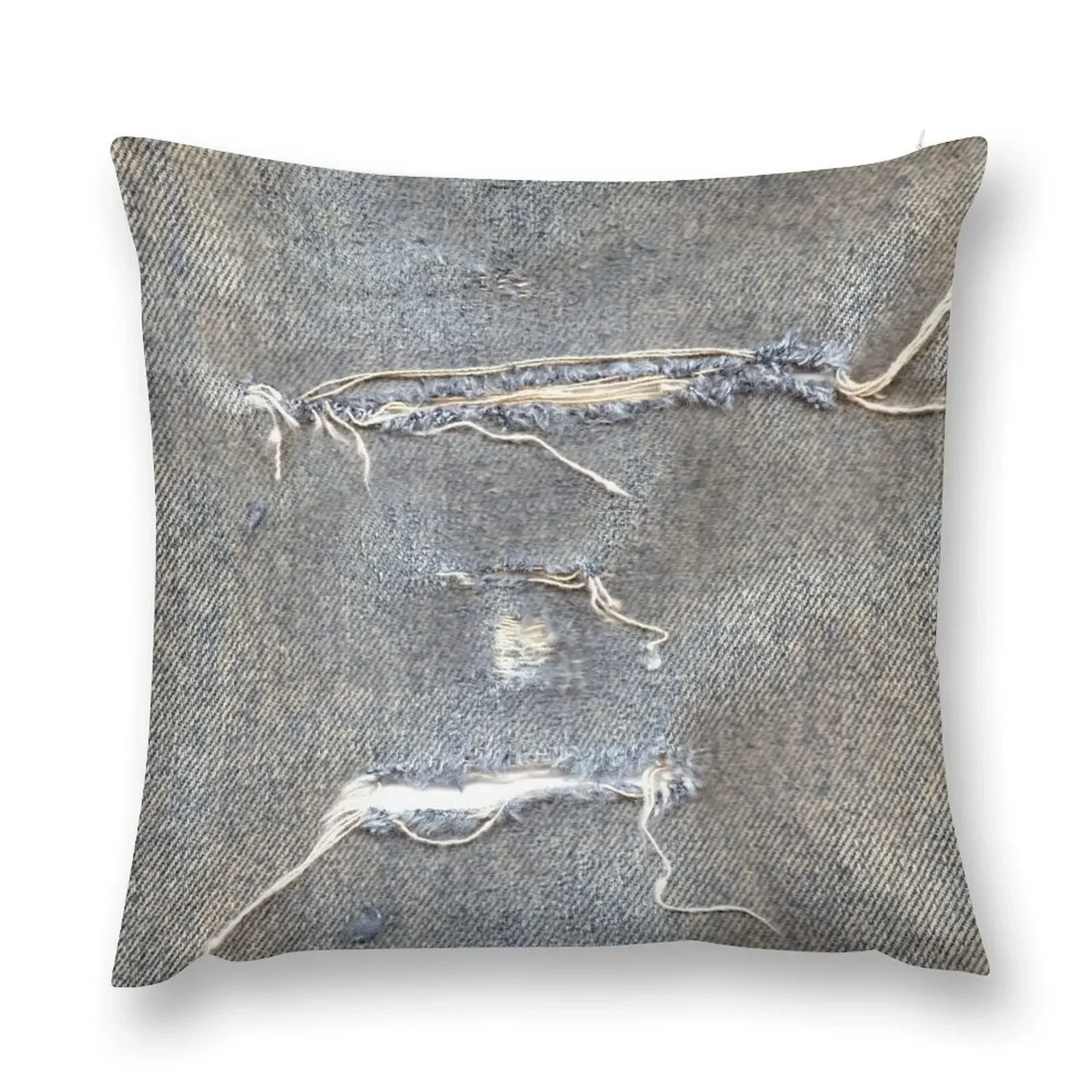 

Vintage Distressed Denim Throw Pillow Decorative Cushions For Luxury Sofa Sofa Cushions Luxury Cushion Cover pillow