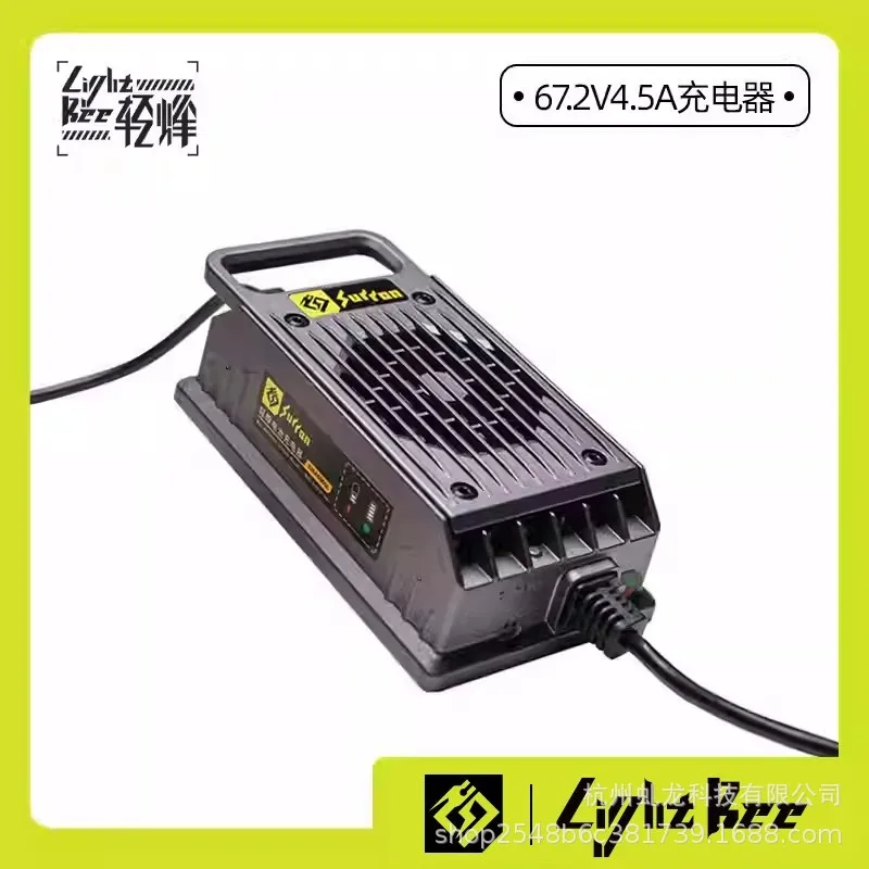 67.2V 4.5A Low Power Lithium Battery Charger For SURRON Light Bee S X Electric Dirt Bike Charging Adapter