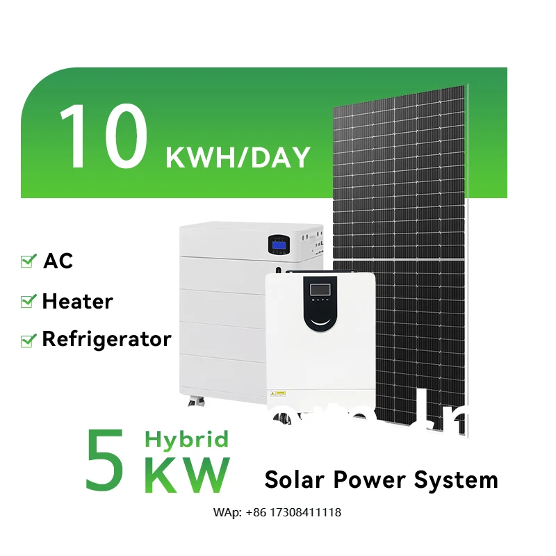 Portable home solar generator 5000W/200W/5KW 1000W panel MPPT full set of 1kWh high power generator