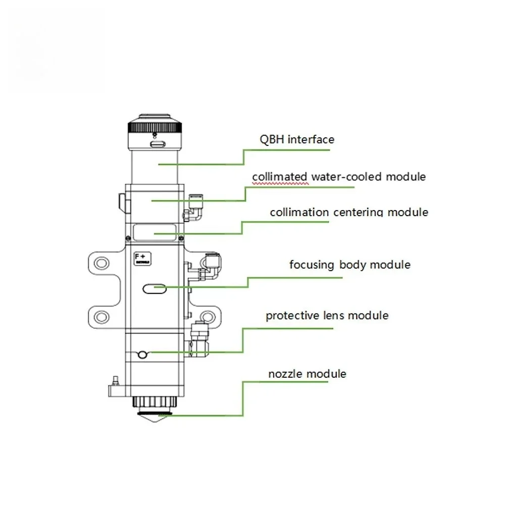 cutting head 1.5kw and autofocus with step drive