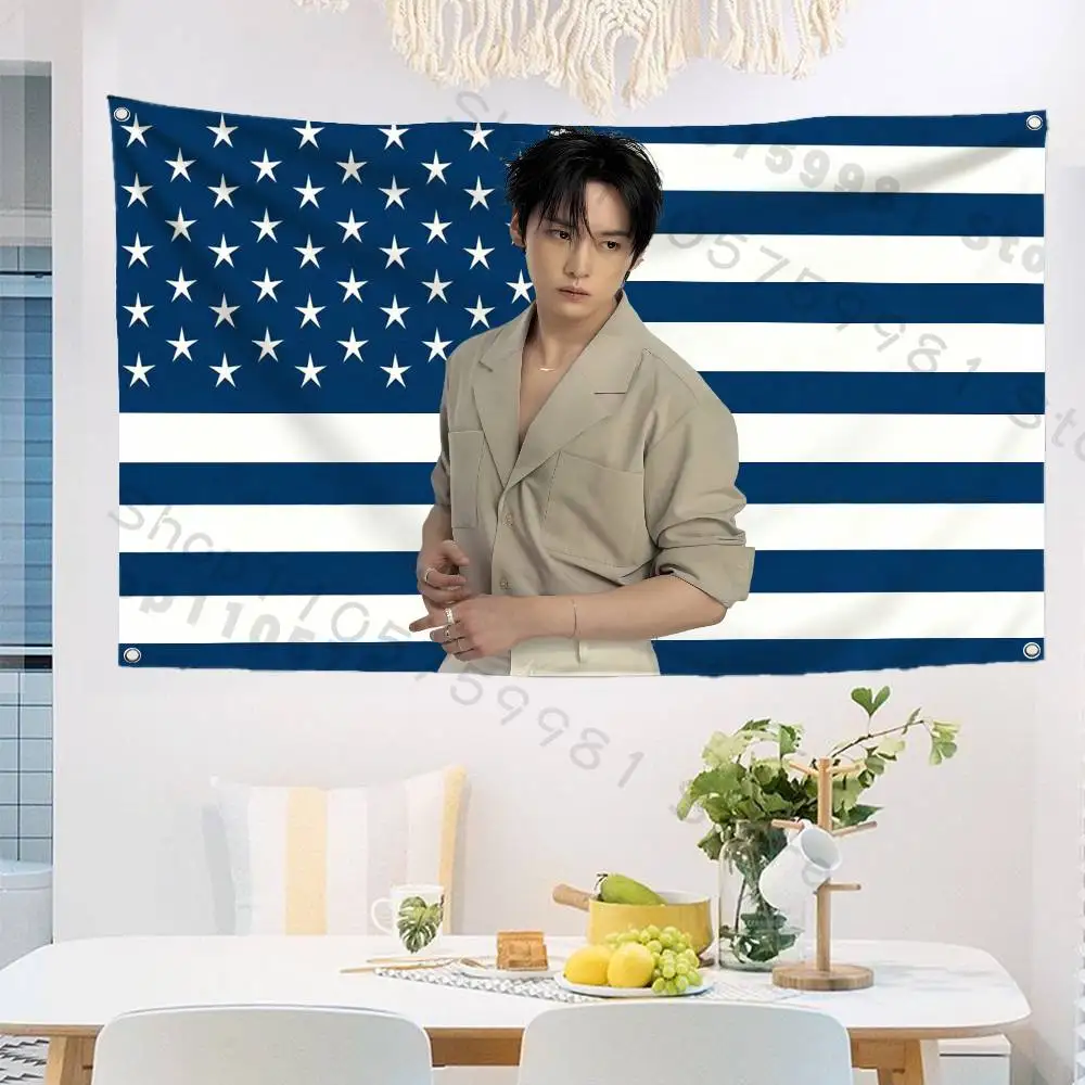 L-Lee K-Know Lino Flag Cool Funny Tapestry for College Dorm Room Guys Girls Cave Frat Bedroom