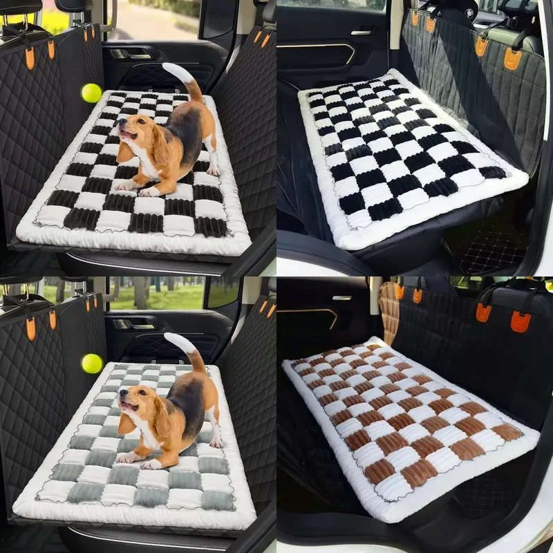 Wholesale Car Rear Seat Pet Mattress Non Slip Extended Blanket Mesh Dog Bed for Backseat Protection Comfortable Travel