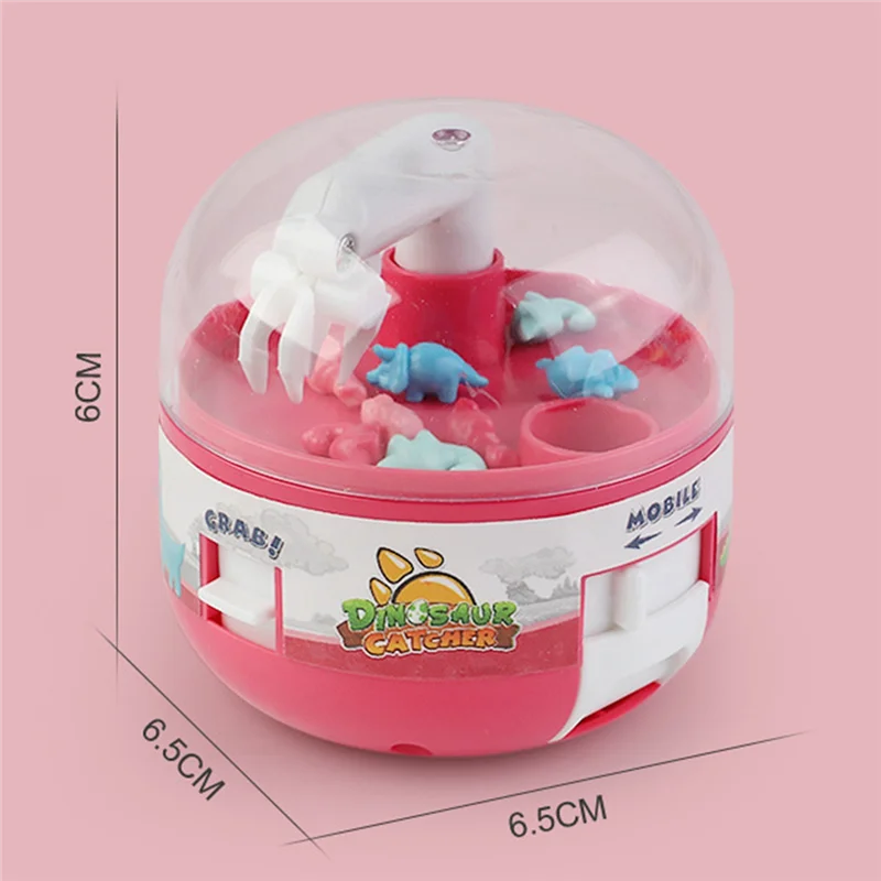 1 Set Mini Claw Machine With Mini Dinosaur Figures Claw Machine Prizes,Mini Claw Game Miniature Novelty