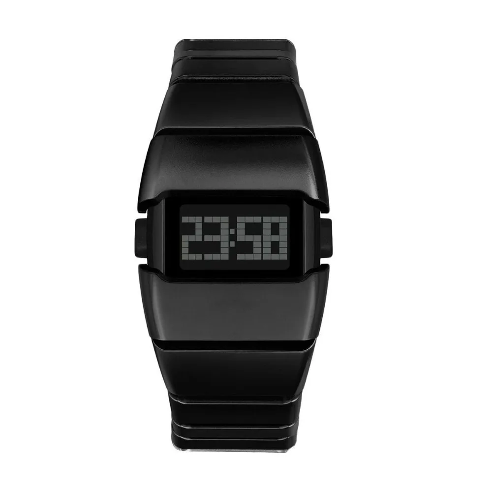 Plastic LED Electronic Watch Lightweight Digital Sports Watch Stainless Steel Vintage Original Design Wristwatch