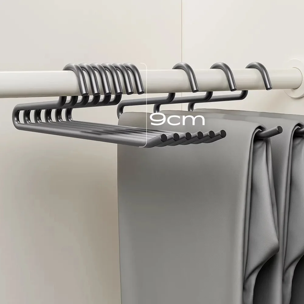5pcs Pant Racks Short Necked Goose Shaped Design Anti-slip Pants Special Hanger Wardrobe Space Saver Clothing Storage Hangers