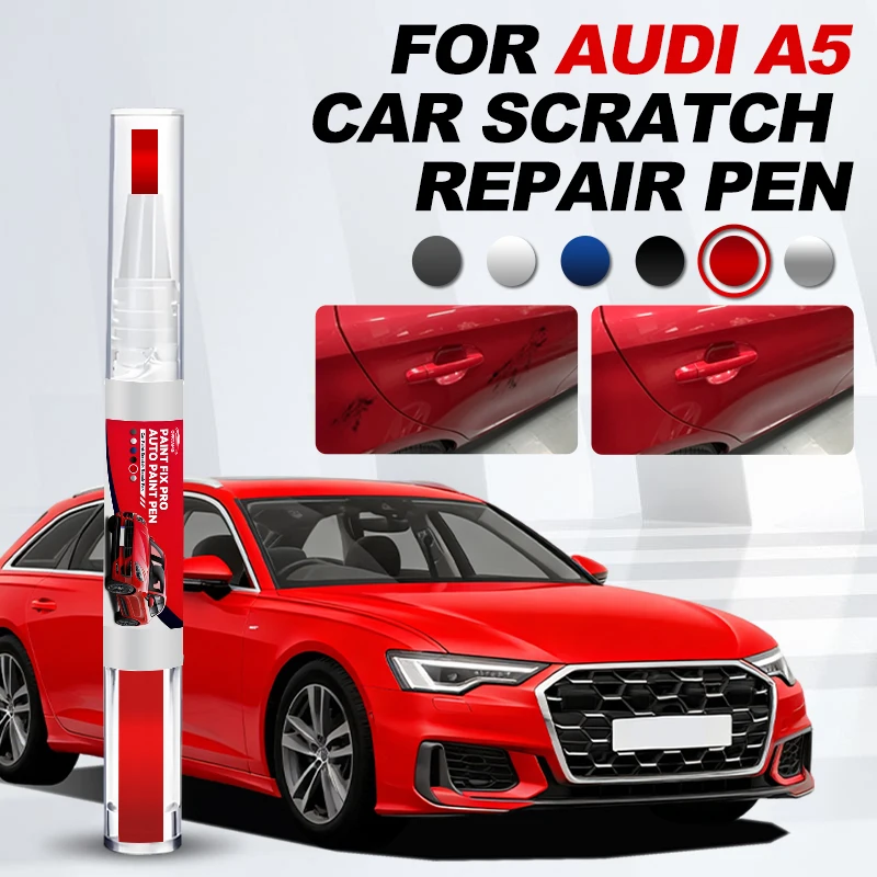 

Карандаш-корректор для колесных дисков Audi A5 2007-2025 B8 B9 B10, средство для ремонта царапин, аксессуар для авто, черный W