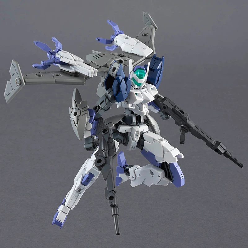 BANDAI Original 30 misiones mínimas 30MM 1/144 eEXM-40 iluminación 01 Anime figura de acción ensamblaje modelo juguete para regalo coleccionables