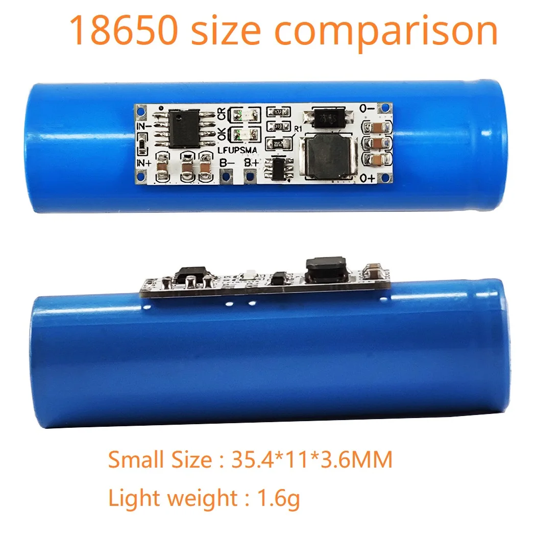 2 IN 1 DC 3.2V LiFePO4 Battery Charge & Discharge UPS Module 5V 9V 12V DC DC Boost Converter for Arduino ESP32 ESP8266 Wifi IOT