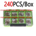 240pcs Mix Size