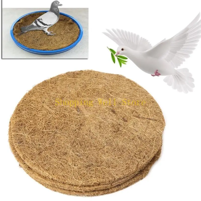 KX4B para huevo huevo pájaro césped paloma con nido pájaro lavable suministros accesorios secos rápidamente