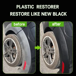 Car Plastic Trim Long Lasting Restorer Exterior Repair Back To Back More Shine Hydrophobic Coating Clean Refresh Agent S24