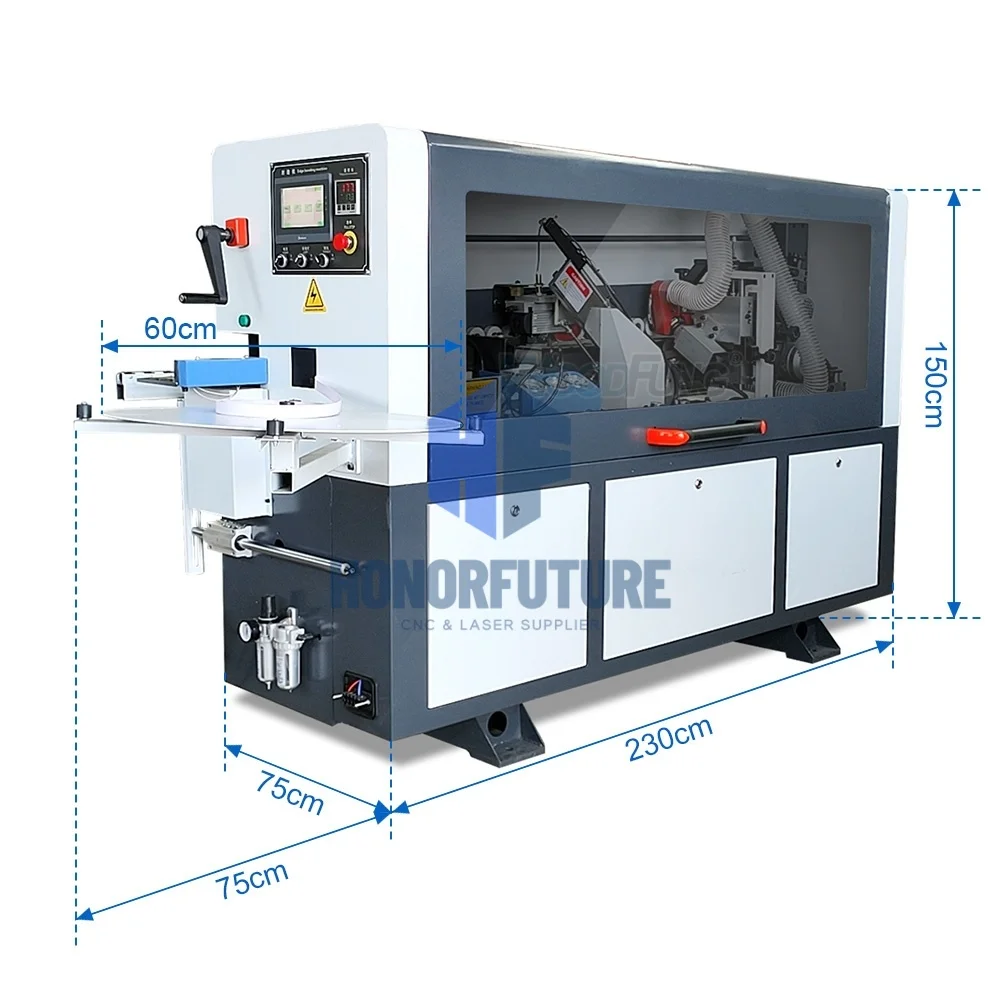Hot-sale Six Functions Automatic Edge Banding Machine Compact Edge Banding Machine for Woodworking