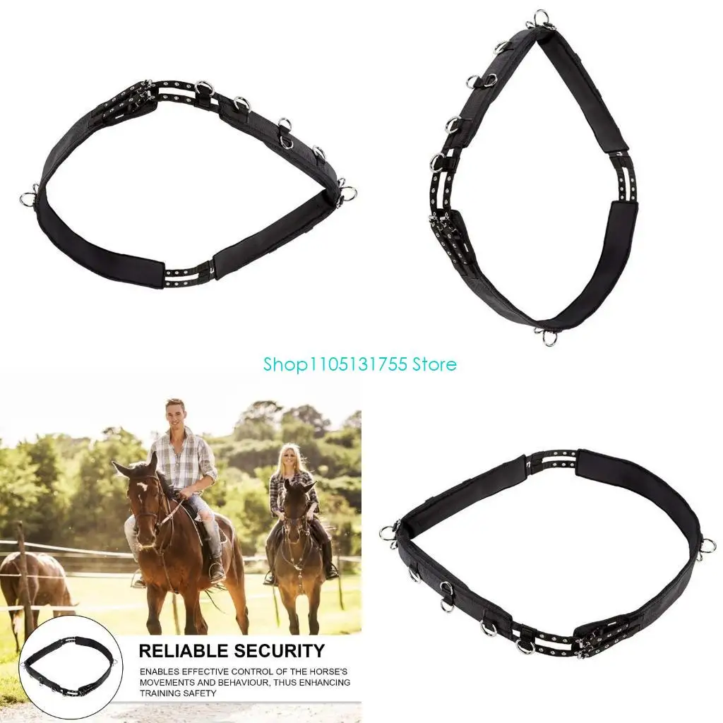 

K0EF Регулируемый Surcingle для дрессировки лошадей для бутылки с водой для кормления лошадей, многофункциональный