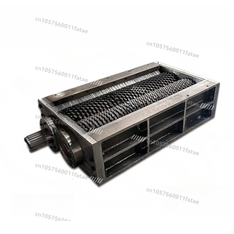 

Double Shaft Wood Tire Tyre Tobacco Plastic Cardboard Metal Rubber Shredder Blade Chamber Box
