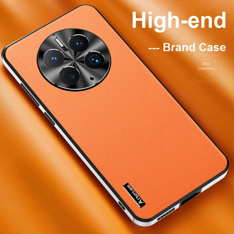 

High end Brand Case For Huawei Mate 50 Pro Mate50 Matte Leather Phone Back Case For Huawei Mate50 Pro Mate 50 Cover Bumper Shell