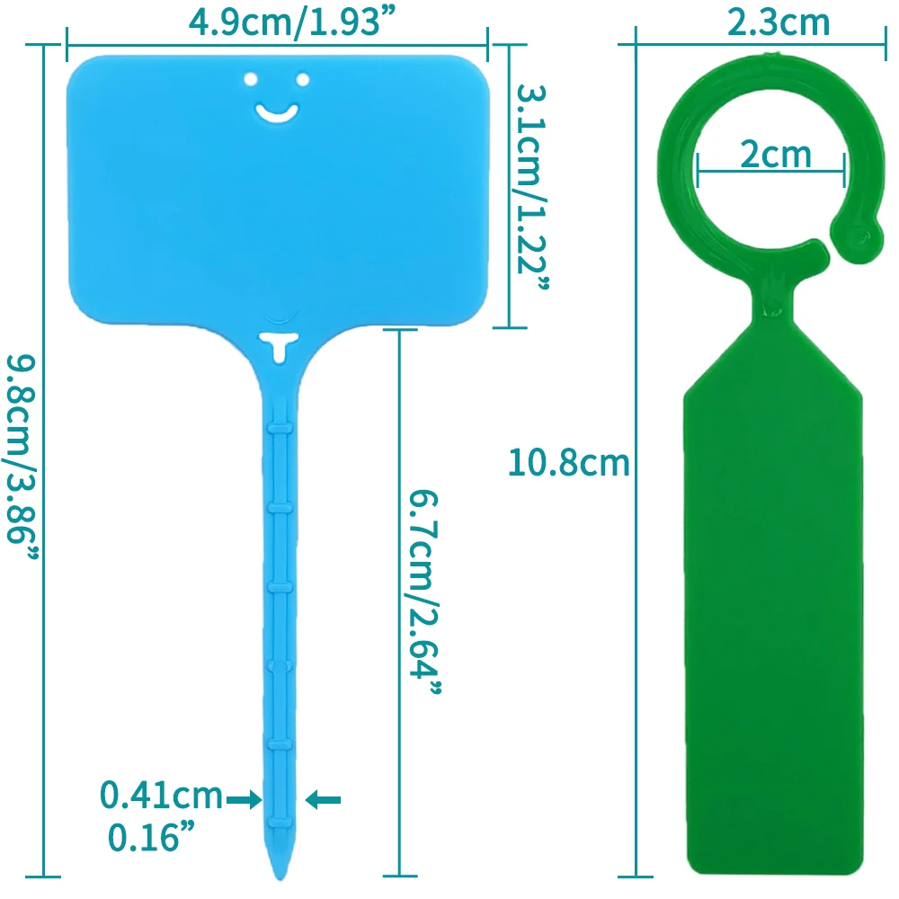 Przywieszka do sadzenia w ogrodzie hak z kółkiem znakami drzew plastikowy wodoodporny etykiet wiszących wielokrotnego użytku do szkółki warzyw