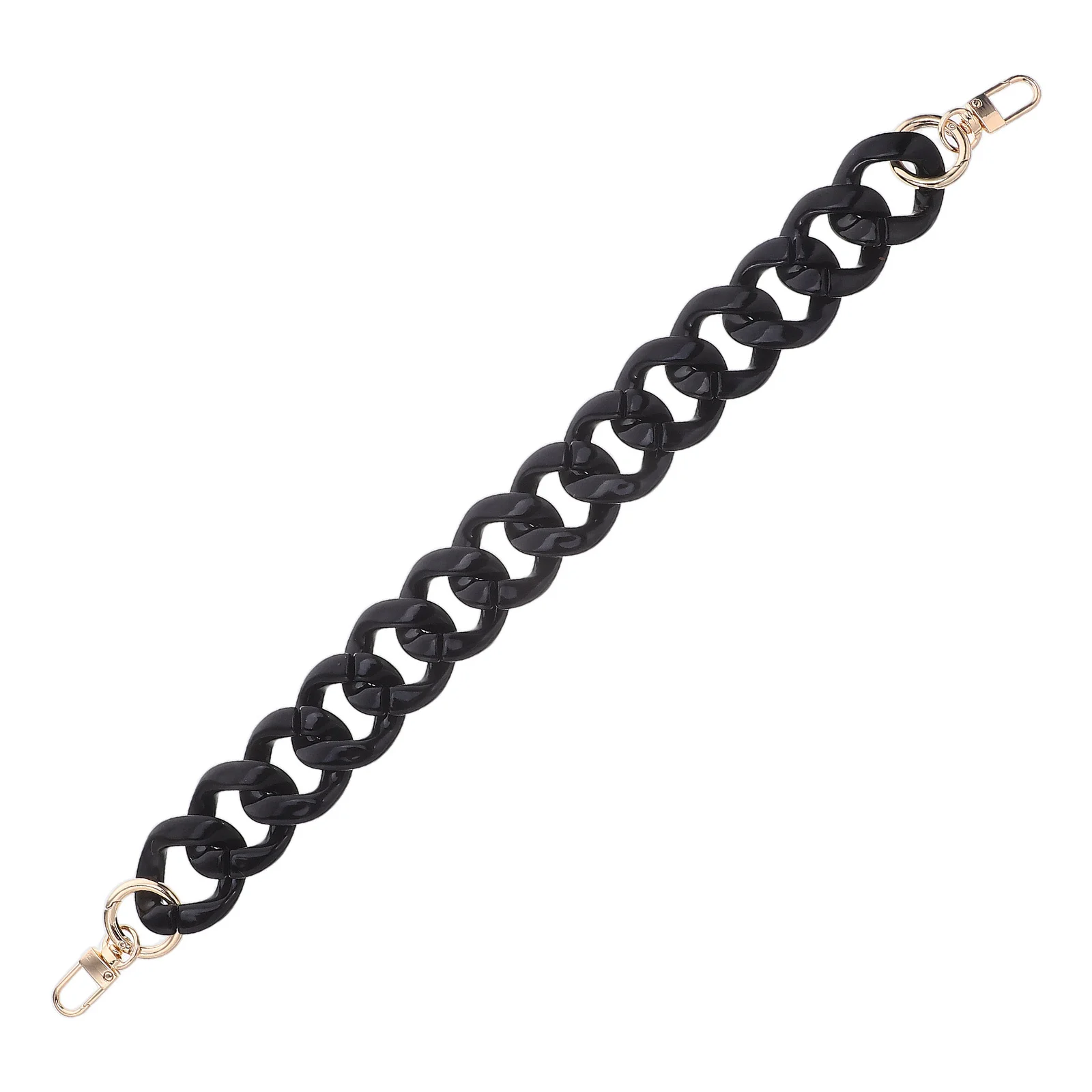 

Acrylic Purse Chain Strap Replacement Decorative Chain Extender Lightweight Durable Shoulder Strap for Handbags Women