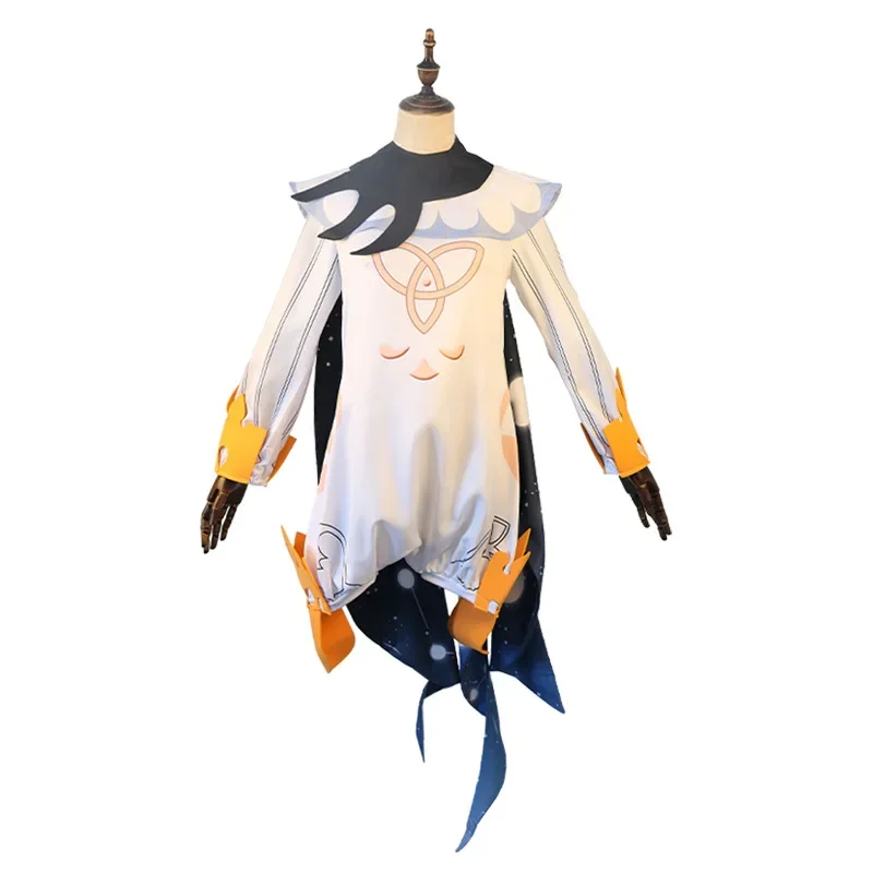 Genshin Impact Paimon Cosplay Costume Uniform Wig Cosplay Anime Chinese Style Halloween Costumes for Women Game Costume Full Set