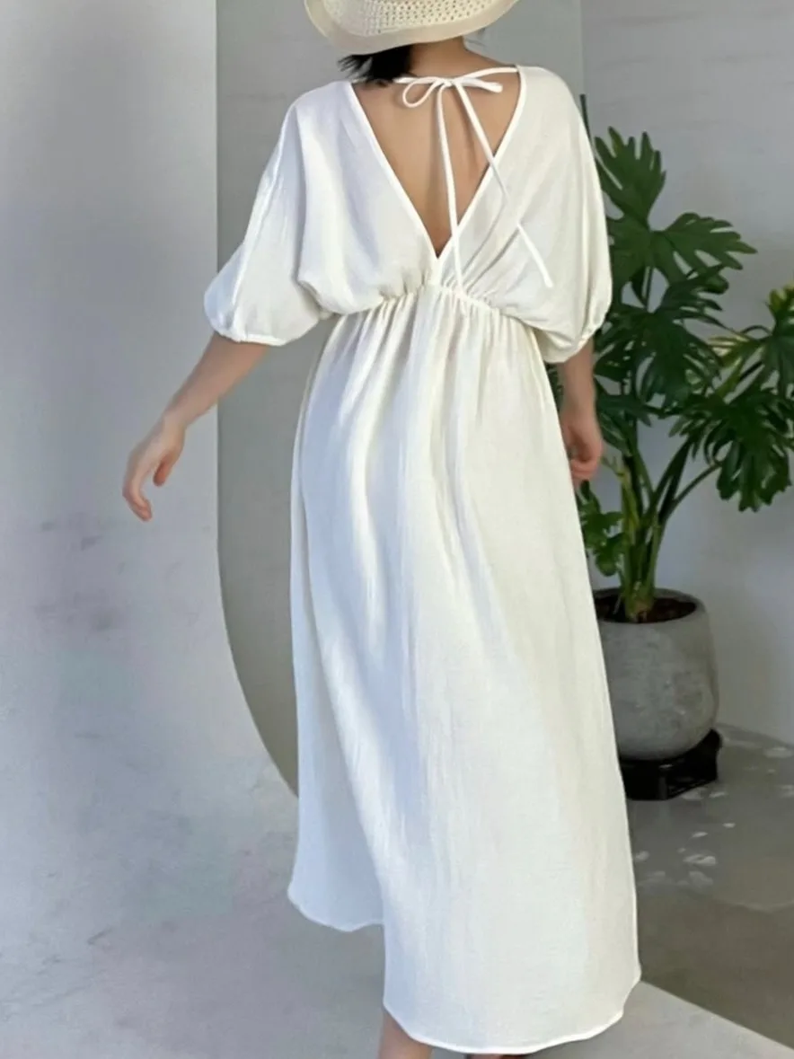 Estate New Sle Bal da donna con cintura Dr Holiday Vibes Gonna lunga snellente strutturata in vita Ele Faion