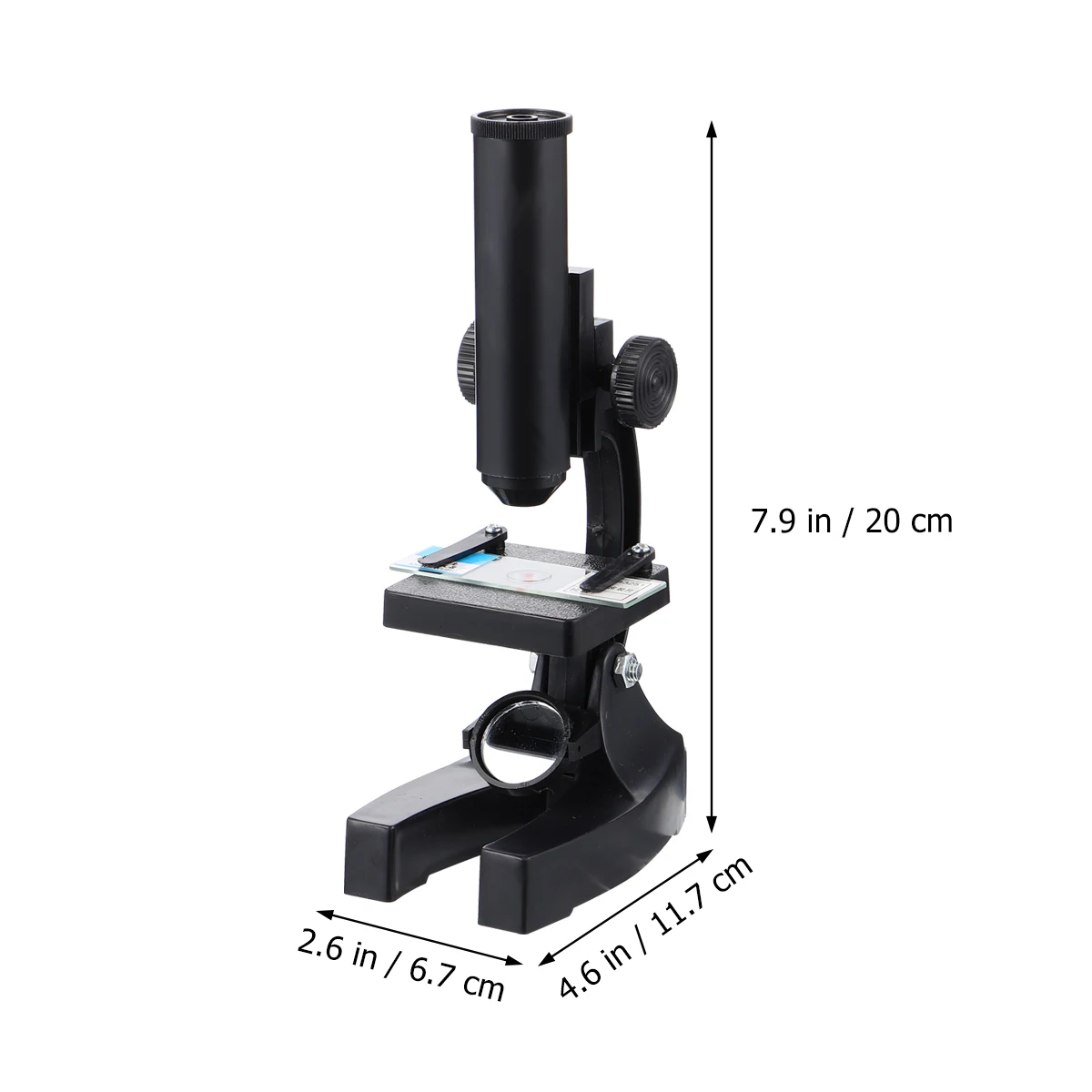 

Plastic Glass Student Microscope Biological Magnifier Science Educational Tool Kids Learning Aid Single Lens Instrument