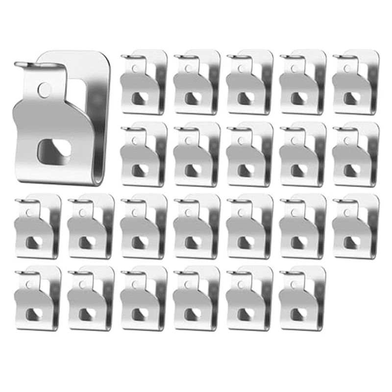 24PCS Belt Clip For Drill Clips Replacement Belt Hook Clip For N268241 For 20V MAX Tools DCD980 DCD985 DCD980L2 DCD985L2 Parts