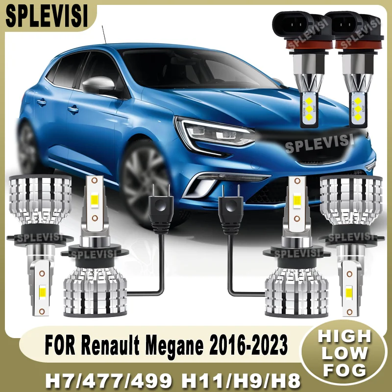 

6000K White Strengthened Night Journey Safety LED Headlight Fog Light For Renault Megane 2016 2017 2018 2019 2020 2021 2022 2023