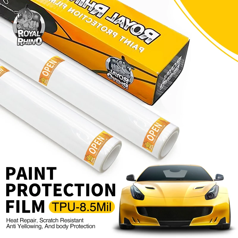 

PPF TPU- Auto Paint protection Film Glossy Paint Protective Film 8.5mil Heat repair Hydrophobic Layer Paint Protective Film