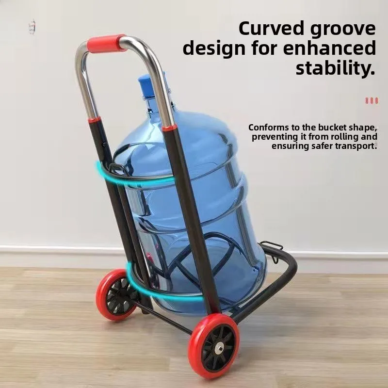 portable-stainless-steel-hand-pulled-shopping-cart-bucket-water-small-trolley-vegetable-buying-shopping-cart-with-retractable