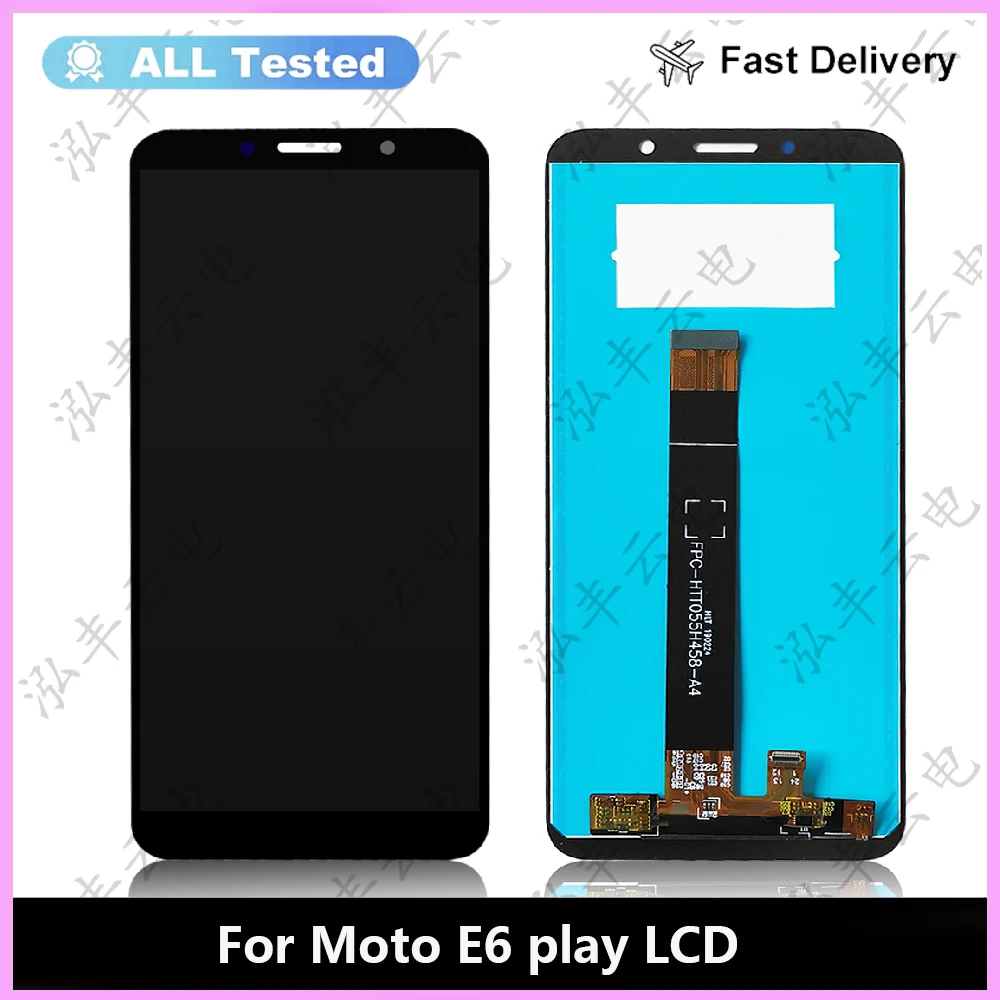 100% Test LCD For Motorola Moto E6 Play Screen XT2029 XT2029-1 LCD Display Touch Screen Digitizer Assembly