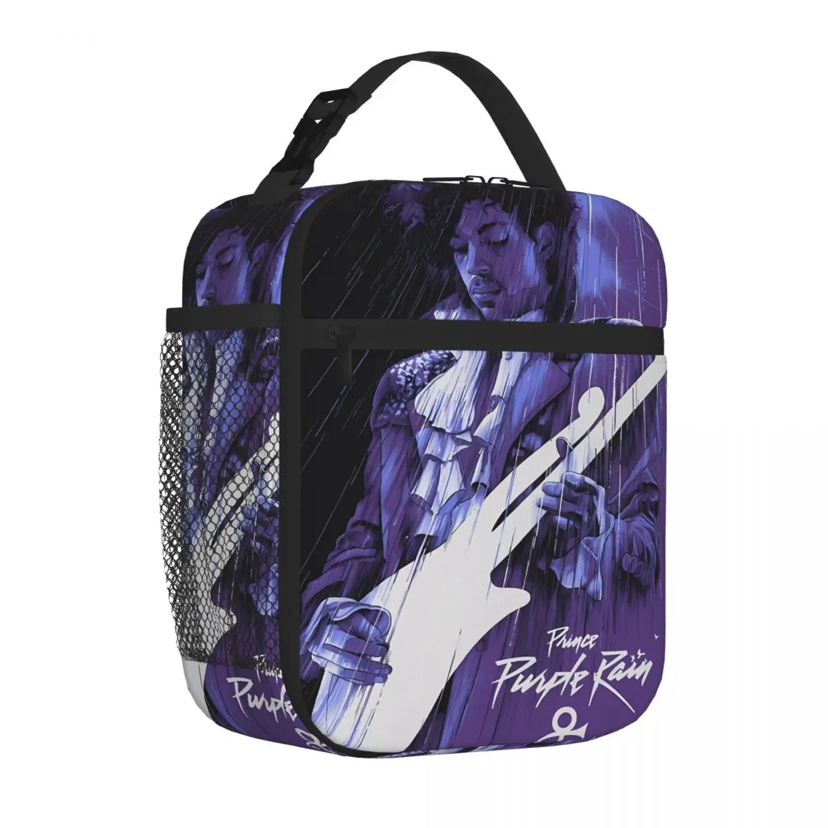 Bestselling PURPLE RAIN PRINCE Minimal Decoration Neoprene Lunch Bag Playground Snack Snack Bag