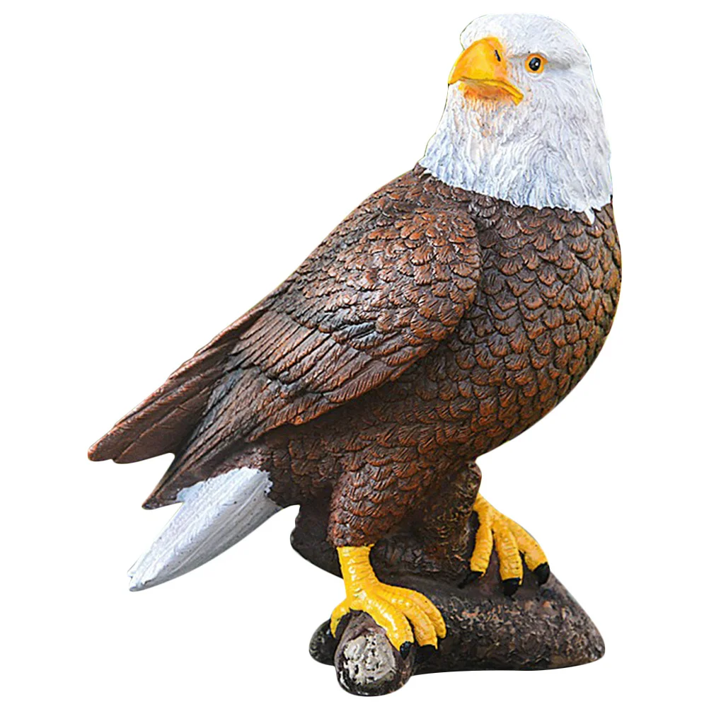 

Eagle Statue Resin Creative Design Indoor Outdoor Decoration Garden Yard Desk Office Artistic Resin Eagle Decor