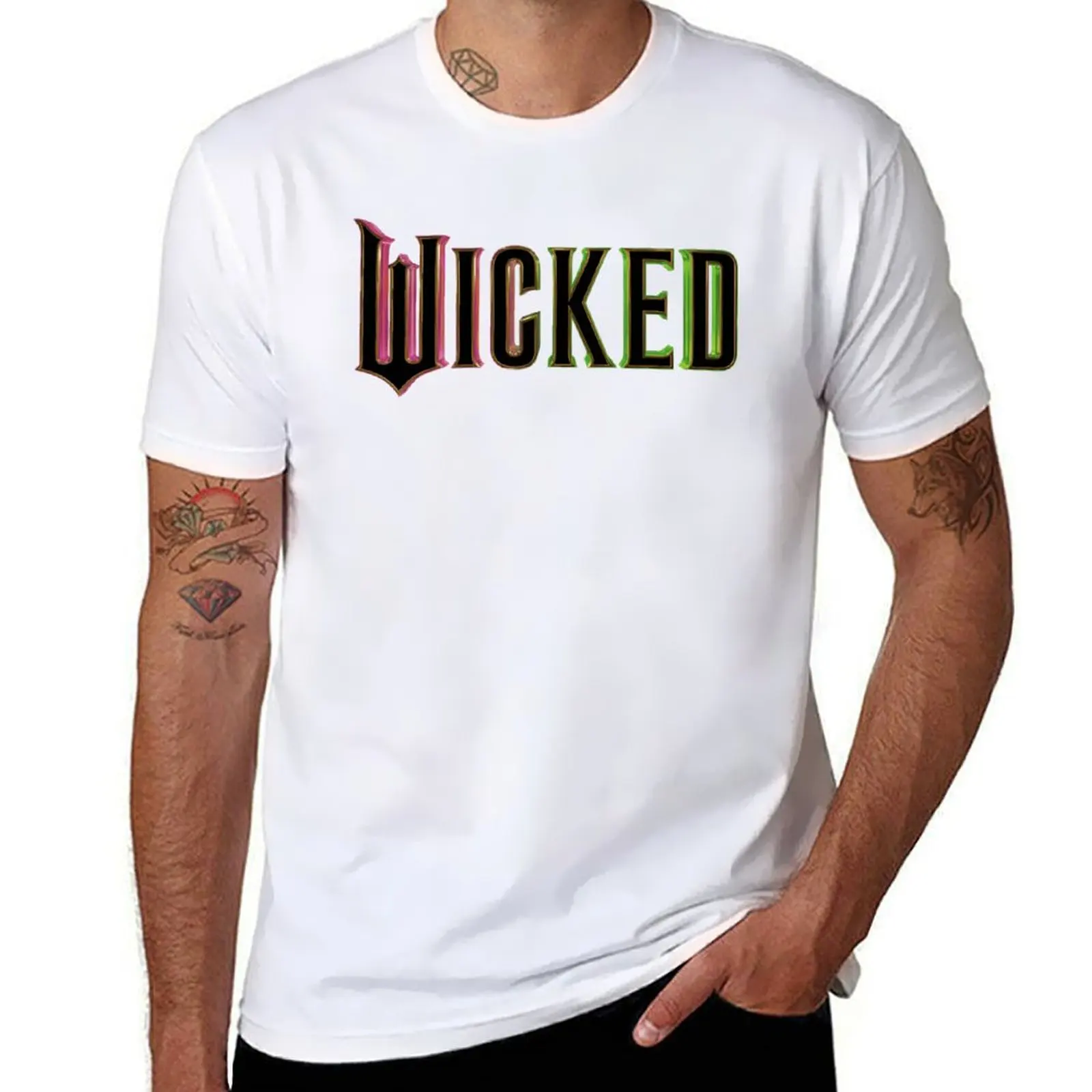 

Wicked Movie T-Shirt Blouse summer tops fashion shirts plus size clothes t shirts for men graphic