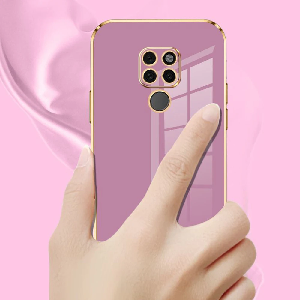 For Huawei Mate 20 Pro Case Mate 20 mate20x Cover HMA-L09 LYA-L29 EVR-L29 Phone case Luxury Square Plating Shockproof Back Cover