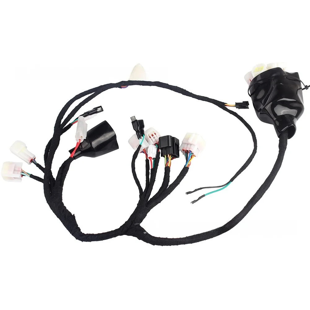 Black Wiring Harness with Rubber Insulation and Copper Conductors for For surron For light Bee X LBX For segway X160