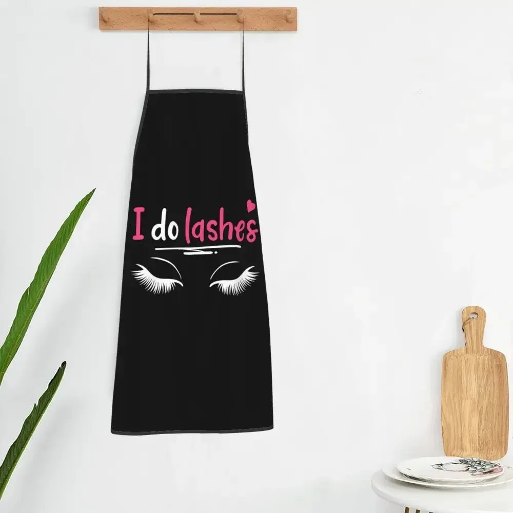 Funny Lashes Eyelash Lash Artists Aprons Women Men Unisex Kitchen Chef Cuisine for Cooking Baking Painting