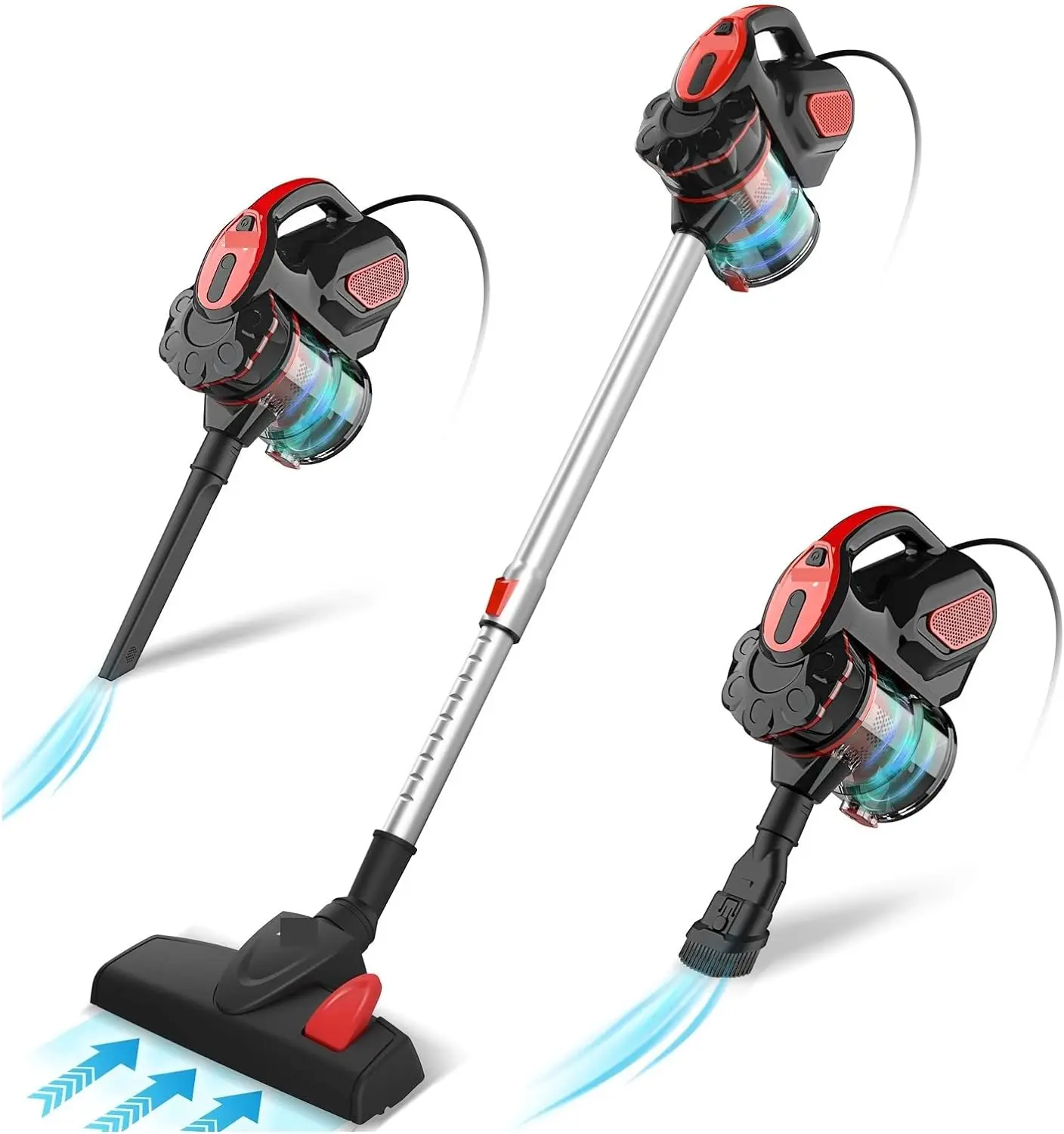 I5 Corded Vacuum Cleaner, 18Kpa, 600 Watt Motor, Handheld Vacuum Cleaner, For domestic use on hard floors with pet hair.