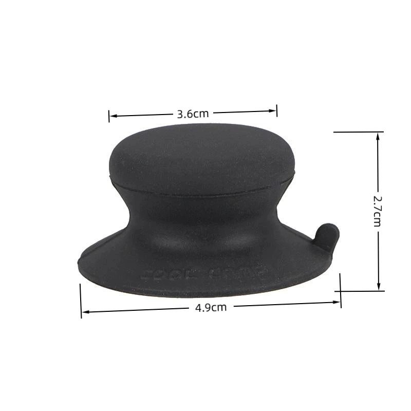 1PC Silicone Pot Lid Knob 4.9cm Replacement Suction Cup Handle Food Grade Grip For Cooking Camping Indoor Outdoor Kitchen Tool view 6
