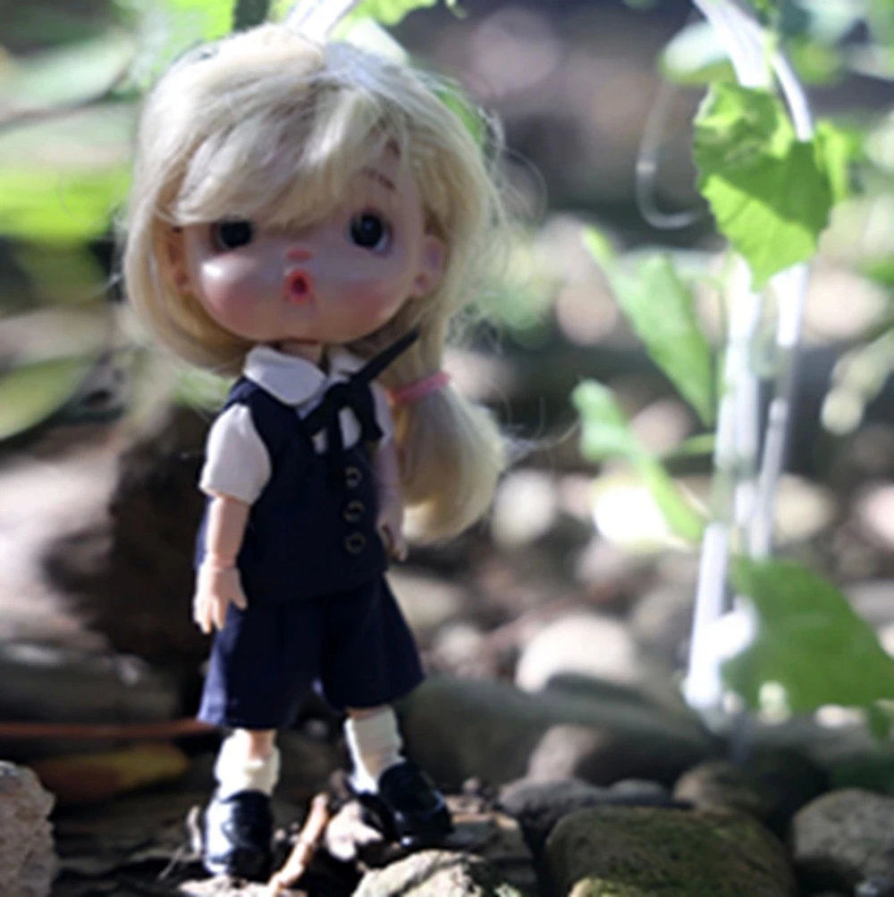 OB11 人形学生靴のペア日本アニメプラスチック靴 Ob11 1/12 Bjd 人形 Gsc JK 靴、YMY 人形アクセサリー