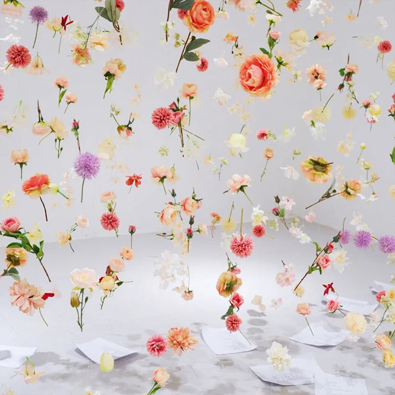 20 Stück Künstliche Schwimmende Blumen für Vorhänge, Hochzeitspaar-Fotodekorationen, DIY-Blumendesign, Bastelzubehör, Heim- und Partydekoration – Detail 4