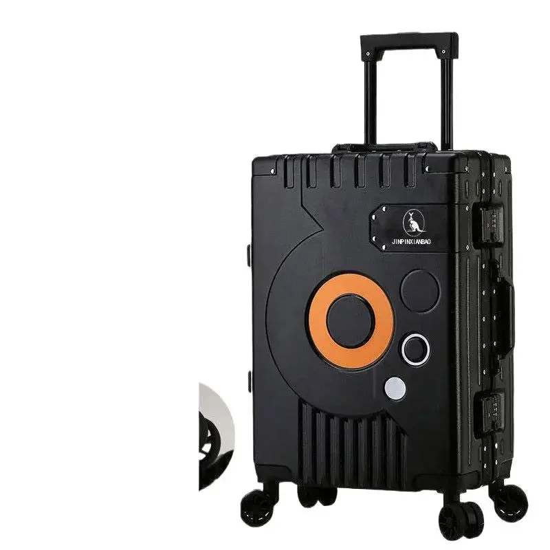 Durable 20 Inch Trolley Suitcase, 24 Inch Suitcase, 26 Inch Suitcase, Student Boarding Zipper Case, Large Capacity