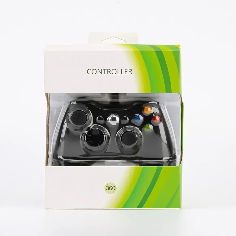 Xbox 360 slim gamepad do komputera Przewodowy gamepad XBOX 360 obsługuje Steam i może przystosować do kontrolera Win7/10 ps4