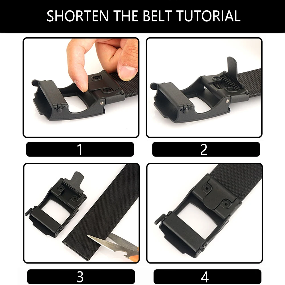 TUSHI 4,3 CM Taktische Gürtel Für Männer Legierung Quick Release Schnalle Harte Nylon Gürtel Männlichen Outdoor Militär Gürtel Zubehör Multi-größe – Detail 13