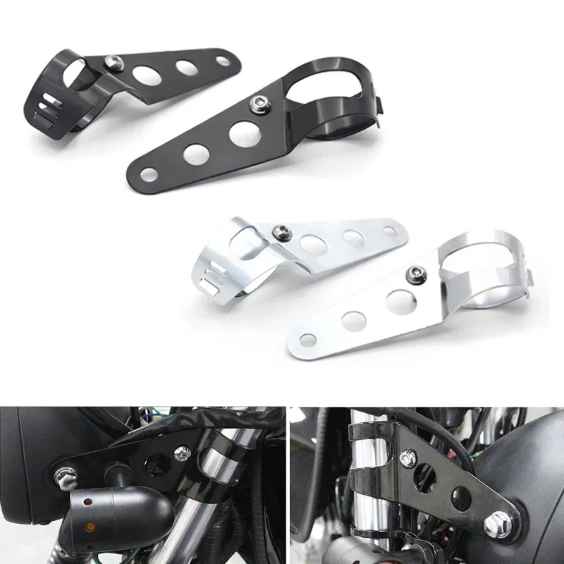 

1 pair/2pcs Headlight Mounting Bracket Turn Light Clip Motorcycle Accessories For 35mm-43mm Front Fork Tube