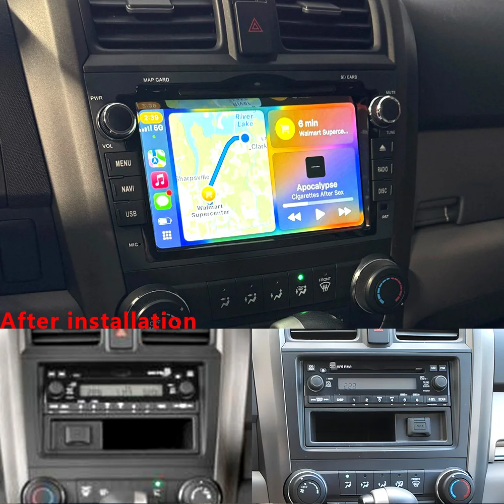 

CHSTEK Android 13 Car Radio For Honda CR-V 3 RE CRV 2006-2012 Carplay GPS Navigation WIFI 4G RDS BT Multimedia Stereo Head Unit