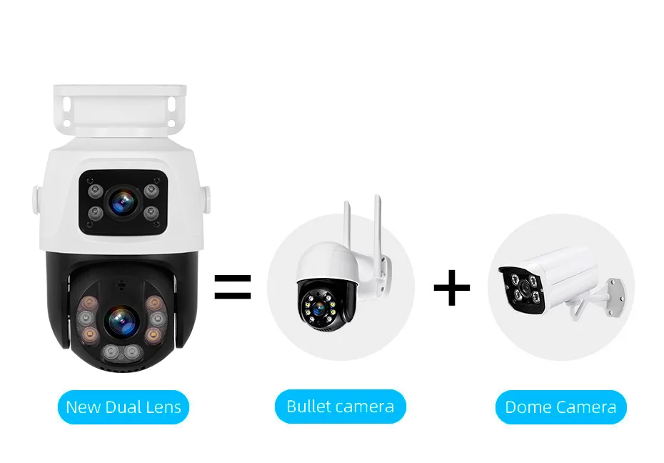 8CH Poe 6MP  System Video Surveillance Kit Security  Ptz  Outdoor Camera Two Way Audio Full Color Night