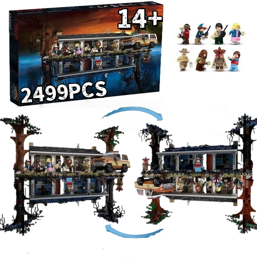 Nouvelle série de blocs de construction 75810 2026, 2499 pièces, modèle du monde inversé inspiré du film, jouet éducatif à assembler pour enfants, cadeau d'anniversaire